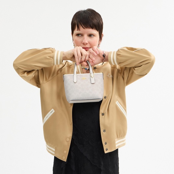 City Mini Tote Bag In Signature Canvas - Picture 3 of 3